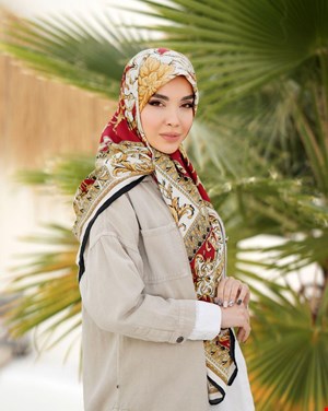 روسری ابریشم توییل 11100005