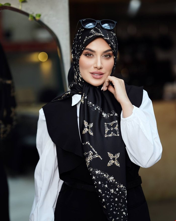 روسری ابریشم توییل 11100006