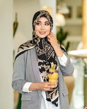 روسری ابریشم توییل  11100007