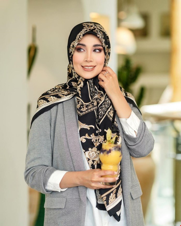 روسری ابریشم توییل  11100007