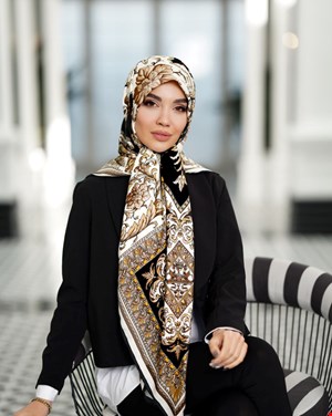 روسری ابریشم توییل 11100016