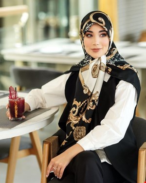 روسری ابریشم توییل  11100041