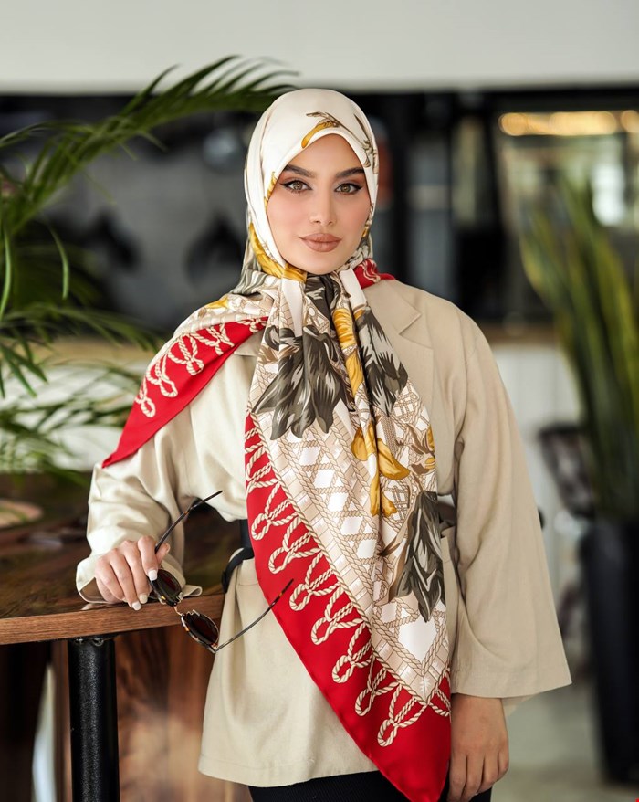 روسری ابریشم توییل  11100052