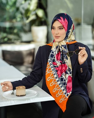 روسری ابریشم توییل  11100053
