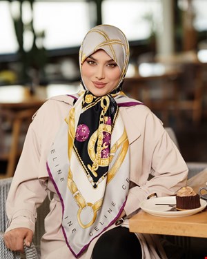 روسری ابریشم توییل  11100058