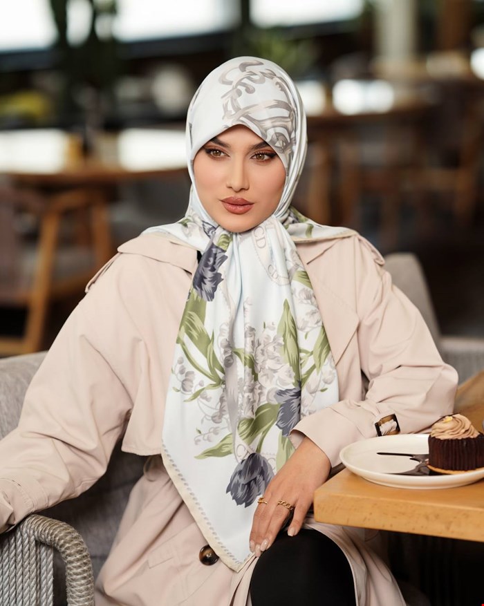روسری ابریشم توییل  11100077
