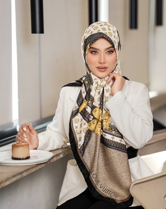 روسری ابریشم توییل  11100079