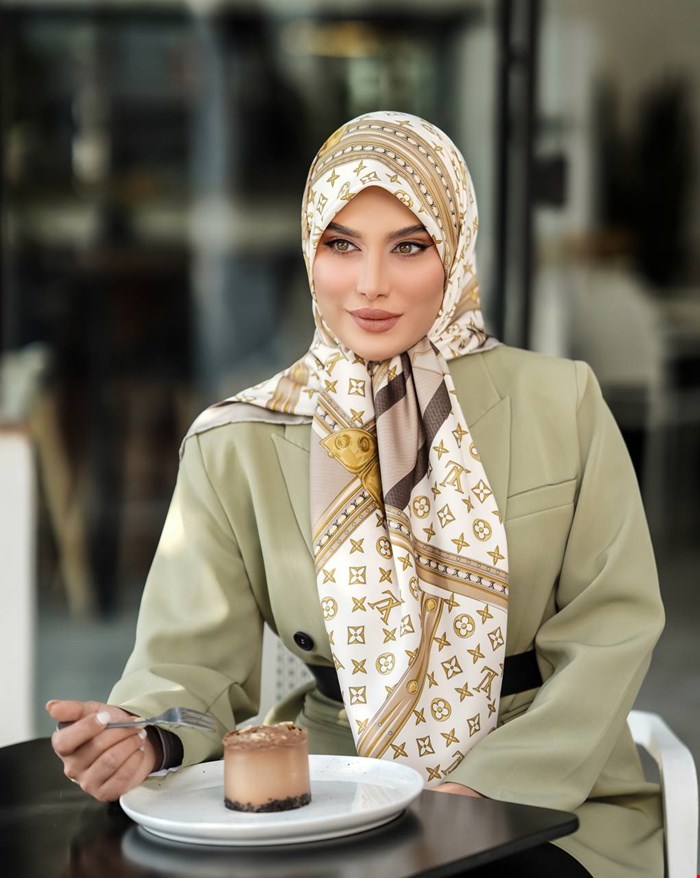 روسری ابریشم توییل  11100088