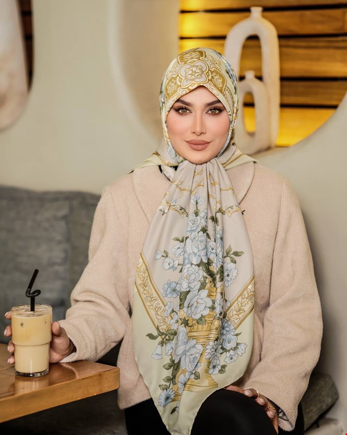 روسری ابریشم توییل  11100089