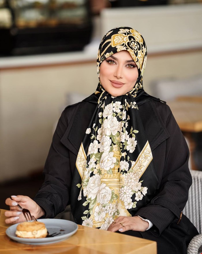 روسری ابریشم توییل  11100090